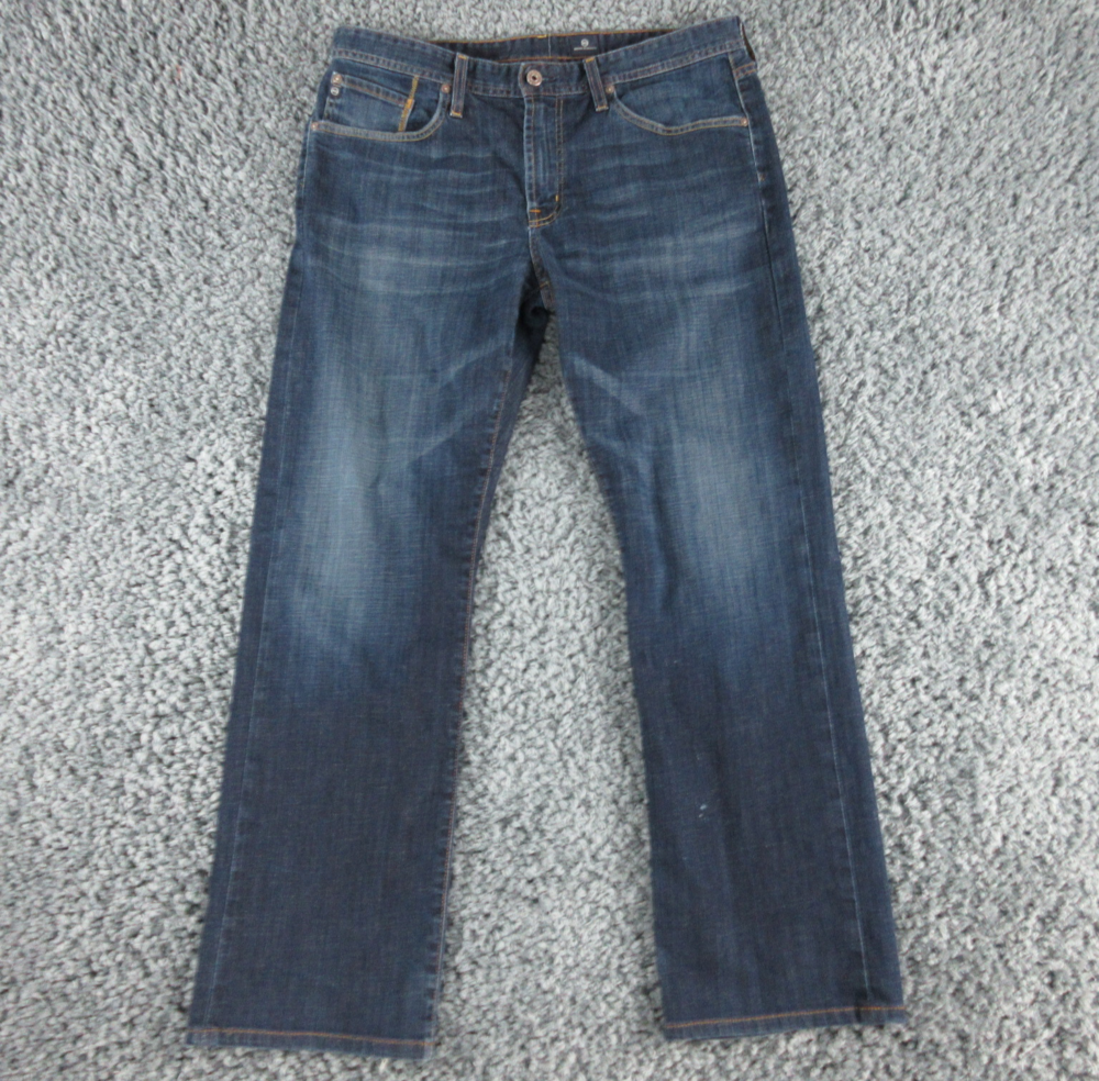 Adriano Goldschmeid Jeans Mens ' 36 XL Blue Straight 36x31.5